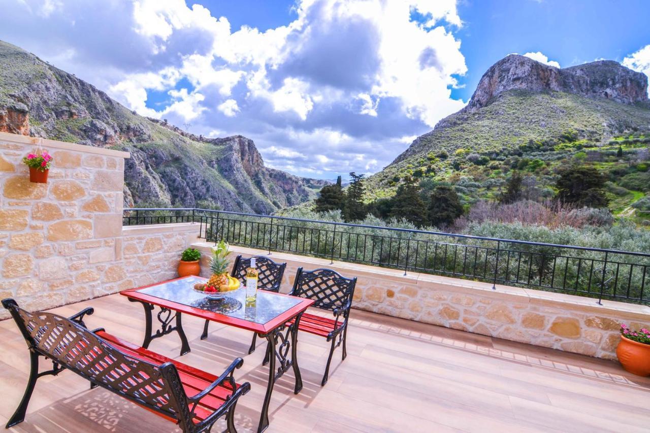 Villa Anastasia Luxe With Top Wifi, Bbq & Amazing Views Kíssamos Exterior foto